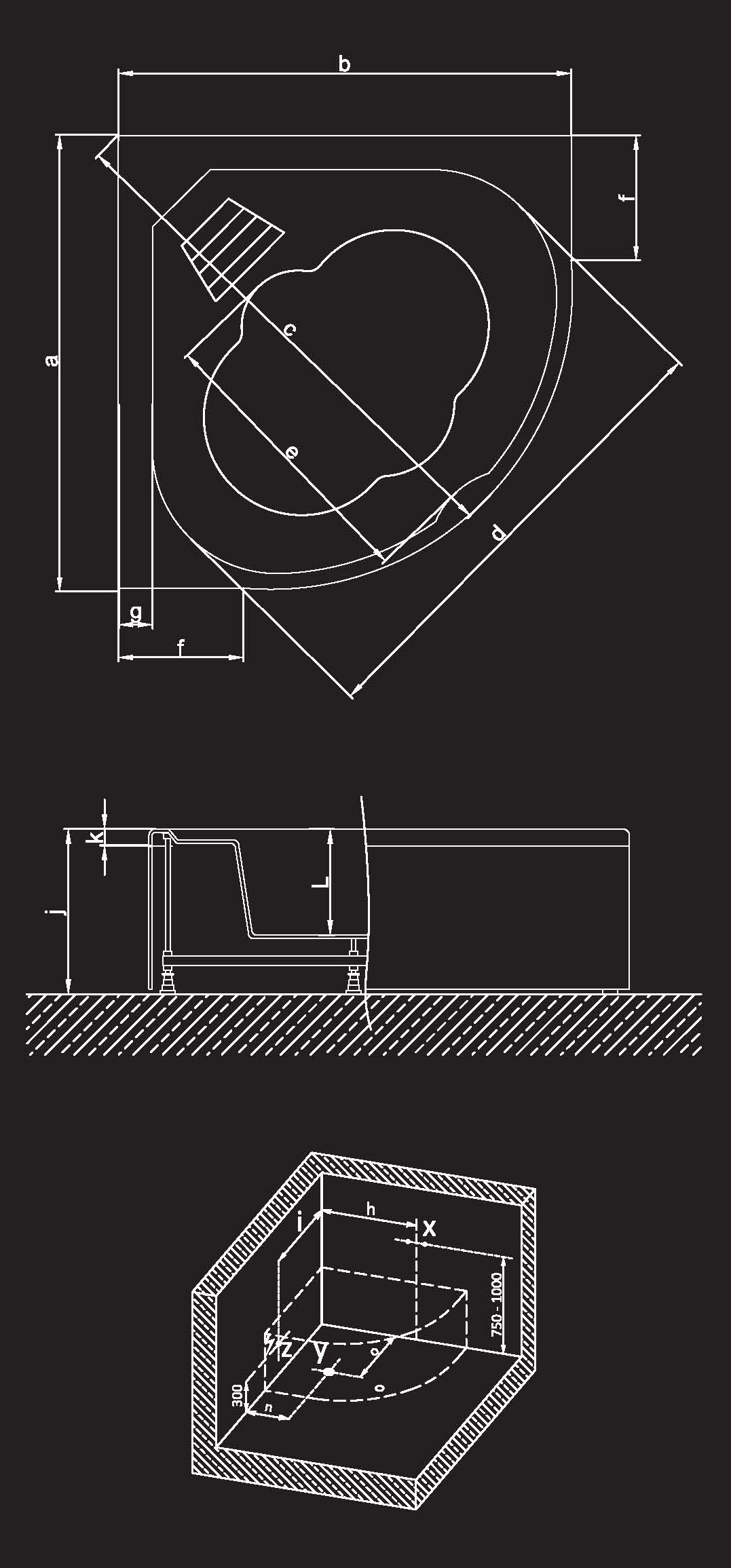 145 x 145 Jakuzi Lüx