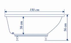 150 x 70 Jakuzi