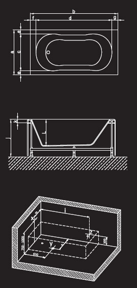 150 x 75 Jakuzi Lüx