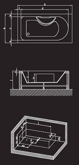 160 x 85 Jakuzi Lüx