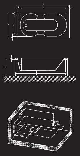 180 x 90 Jakuzi Lüx